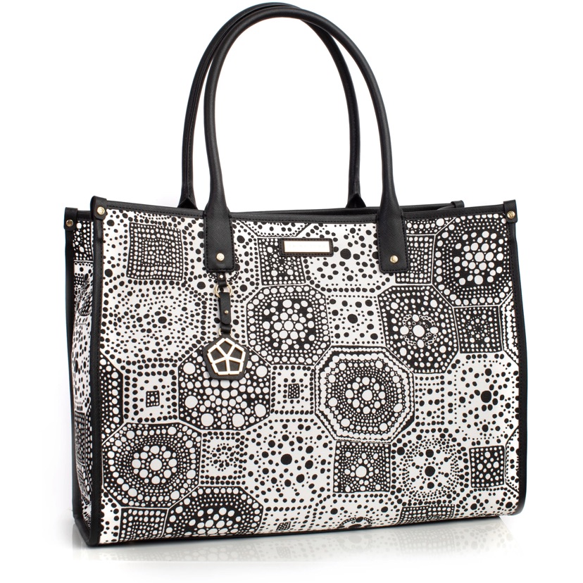 New Terri A Trunk Terrazzo Tile X Large Canvas Tote Brand New With Tag